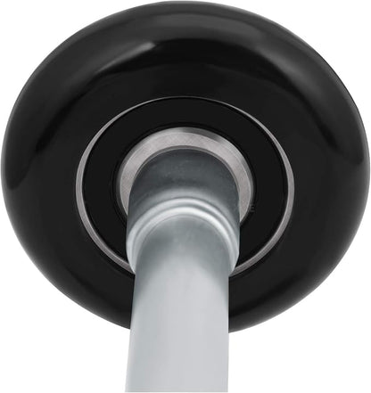 XiKe 10 Pack Black 2" Nylon Garage Door Roller 4" Stem, Quiet/Durable and High - Image 4