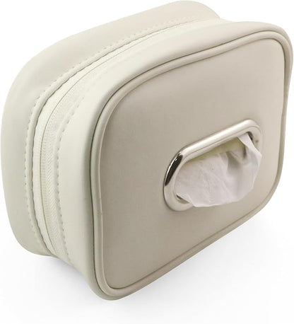 Car Tissue Holder, Tissue Box Cover Keep Car Tidy, Premium PU Leather Backseat by Heellpxi
