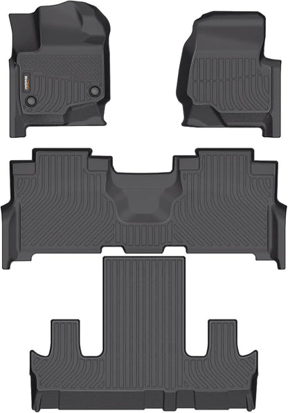 Binmotor-Floor Mats for for Ford Expedition Max 2021-2025, TPE All Weather Car by VisittheBinmotor