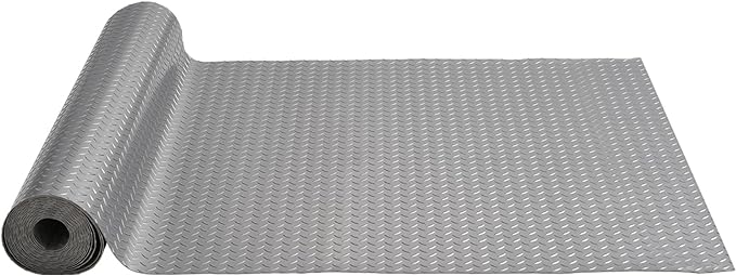 VEVOR Garage Floor Mat, 25.5 x 3.6 FT PVC Garage Flooring Roll, 2.5mm Thickness by VEVOR