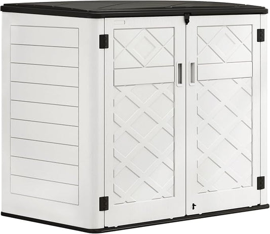 HOMSPARK Storage Shed Weather Resistance, Horizontal Storage Shed by HOMSPARK