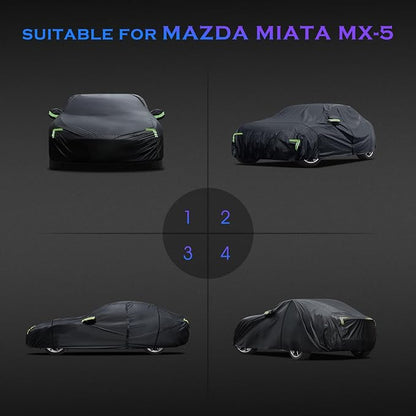 Car Cover Custom Fit for Mazda Miata MX-5 1989-2025, 6 Layers Truck Cover - Image 7