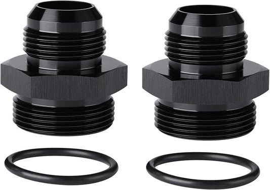 16AN Male Flare to 20AN ORB O-ring Boss Fuel Pump Rail Adapter Fitting Aluminum by Podavelle