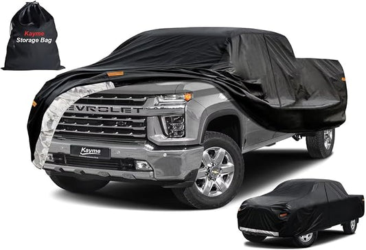 Kayme Truck Cover Custom Fit Chevrolet Silverado 3500HD Crew Cab SB. Full by kayme