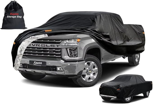 Kayme Truck Cover Custom Fit Chevrolet Silverado 3500HD Extended/Crew Cab LB. by kayme