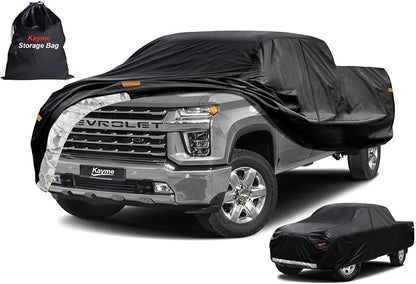 Kayme Truck Cover Custom Fit Chevrolet Silverado 3500HD Crew Cab SB. Full by kayme