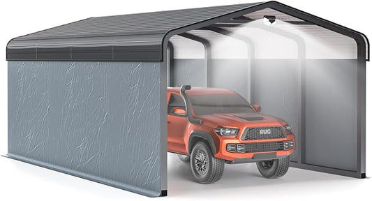 Metal Carport, Carport Canopy 12x20 Heavy Duty All Weather, Car Tent Garage by Sannwsg