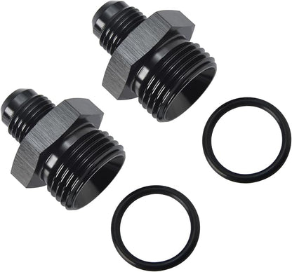 6AN Male Flare to 10AN ORB O-ring Boss Fuel Pump Rail Adapter Fitting Aluminum - Image 4