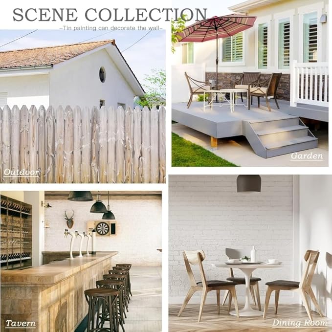 SHOWROOM Space Vintage Metal Tin Street Sign Bar Cafe Garage Cave Home Room - Image 4