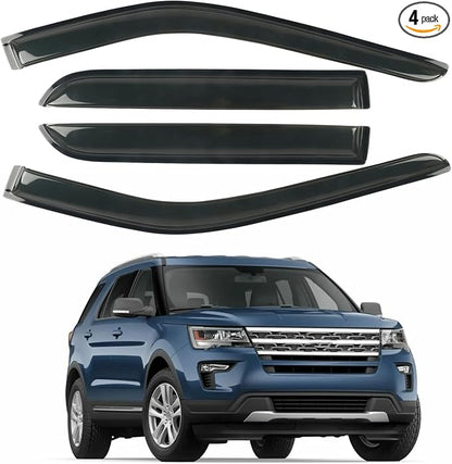 4PCS Rain Guards Window Visor Fit by CHYKORLA