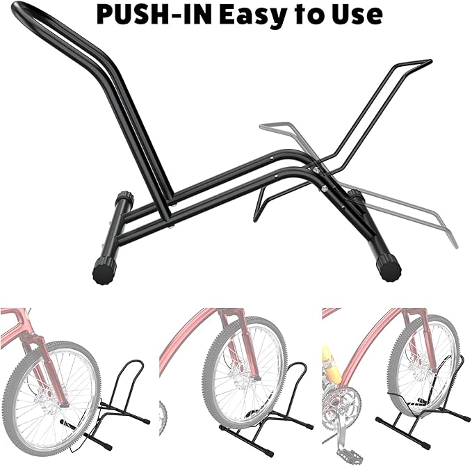 UNITEDPOWER Bike Floor Stand, Adjustable Freestanding Bicycle Storage Parking - Image 2