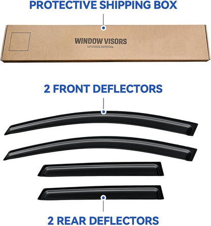 Window Visors Rain Guards Shield - Image 5