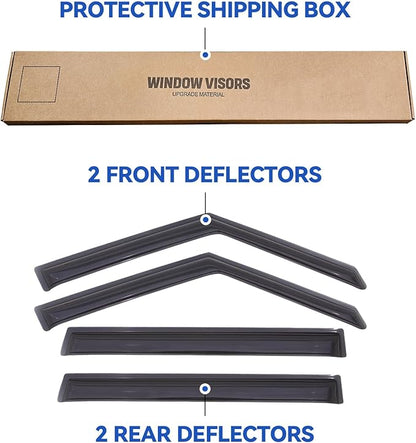 Window Visors Rain Guards Shield - Image 5