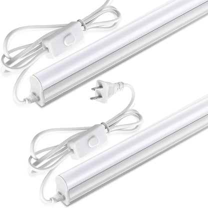 Pak LED Shop Lights, 4FT T5 Integrated Utility Fixture, 2300LM 6500K Cool White by Paklighting