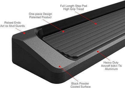 APS Black Running Boards Style Compatible - Image 5