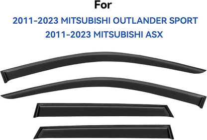 Window Visors Rain Guards Shield - Image 2