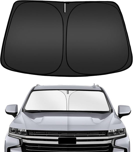 ARISMOTOR Windshield Sun Shade for Che-vrolet Chevy Tahoe 2021-2025, Custom Fit by ARISMOTOR
