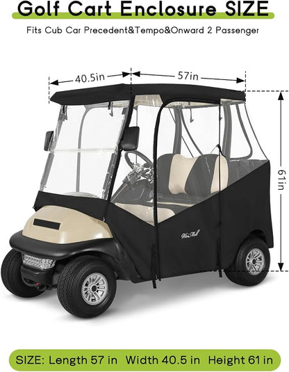 Golf Cart Enclosure 2 Passenger - Image 2
