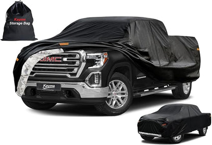 Kayme Truck Cover Custom Fit GMC Sierra Double/Extended/Crew Cab SB. Full by kayme