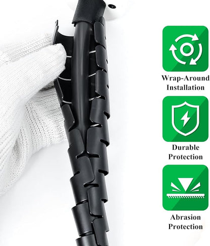 Spiral Cable Wrap, 26FT EV Charger Cord Protector Sleeve - Image 2