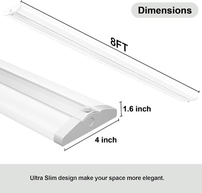 ANTLUX 8FT LED Shop Light, Ultra Slim LED Wraparound 110W, Commercial 8 Foot - Image 9
