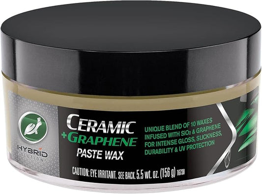 Turtle Wax 53737 Hybrid Solutions Ceramic Graphene Paste Wax, Patent-Pending by TurtleWax