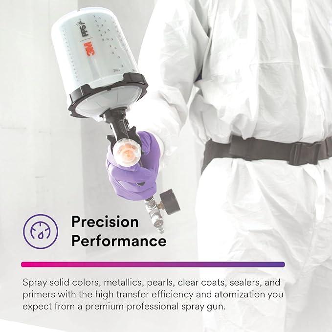 3M Performance Gravity HVLP Atomizing Head Refill Kit, Size 1.8, - Image 6