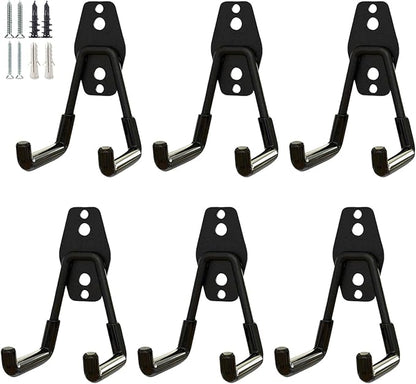 Garage Storage Utility Hooks，Garage Garden Tool Organizer，Steel Wall Mount Hooks by GeeWatom