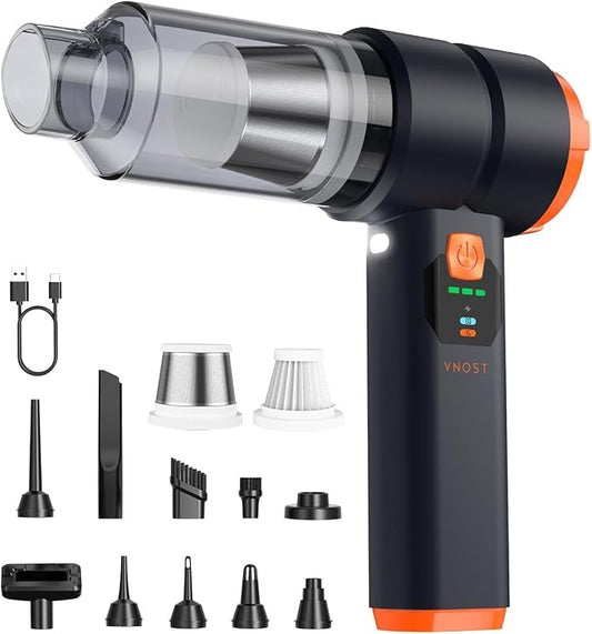 Car Vacuum Portable Cordless, Handheld Vacuum Cordless by VNOST