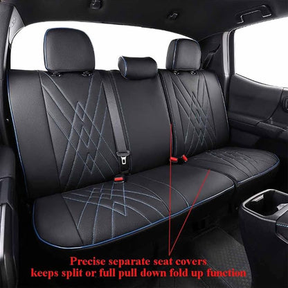 EKR Custom Fit Tacoma Leather Car Seat Covers - Image 4