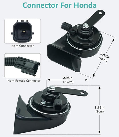 Car Horn Kit for Honda Acura, 12V Loud Waterproof Auto Horn, High Low Dual Tone - Image 3