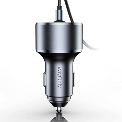 AUX Car Adapter FM Transmitter, iMyOnly QC/PD All-Metal Bluetooth V5.3 AUX by Unknown