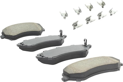 Premium Semi-Metallic Front Brake Pads Compatible - Image 2