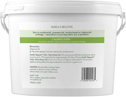 SMELLS BEGONE 1-Gallon Odor Absorber Gel - Image 2