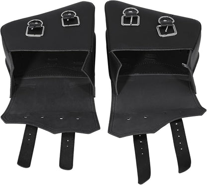 TCMT Motorcycle Saddle Bags Side Tool Bag Luggage Fit - Image 8