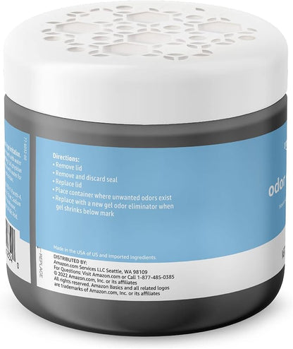Amazon Basics Gel Odor Eliminator, Activated Charcoal, Fragrance Free, 17 Oz - Image 2