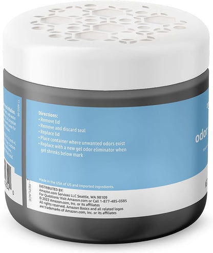 Amazon Basics Gel Odor Eliminator, Activated Charcoal, Fragrance Free, 17 Oz - Image 2