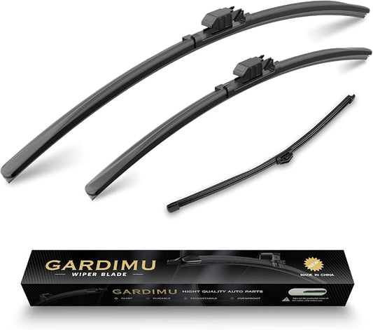 Replacement for BMW X2 2018-2023 Windshield Wiper Blade-3 Pieces of Car Front by GARDIMU