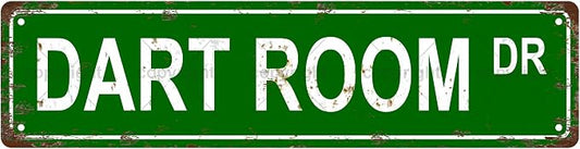 DART ROOM DR Space Vintage Metal Tin Sign, Street Sign, Home Decor, Room Decor by Unknown