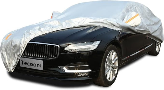 Tecoom Car Cover Waterproof All Weather, 3 Layers Car Covers by Tecoom