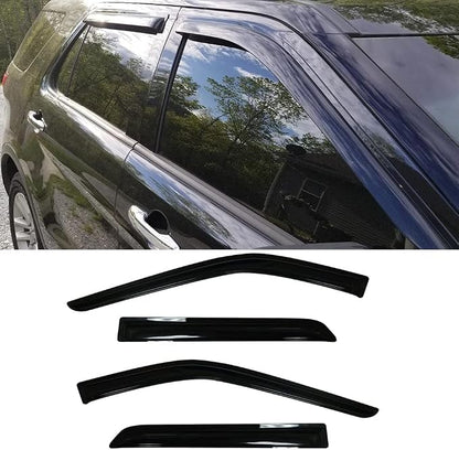 94194 Side Window Visor Wind Vent Deflector fit - Image 3