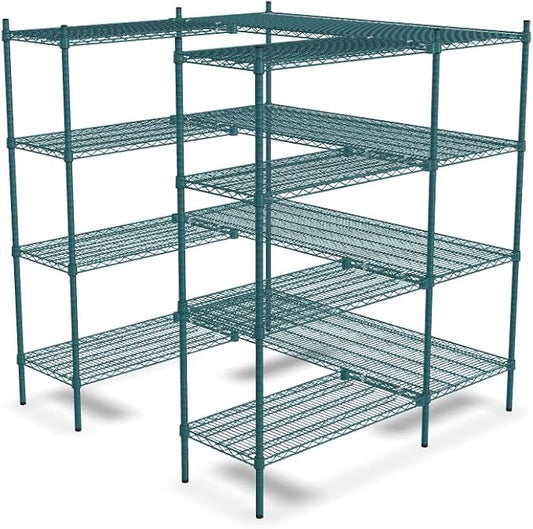 NSF 5' x 5' Walk-in 4-Tier Shelving Unit Kit by Zedfire