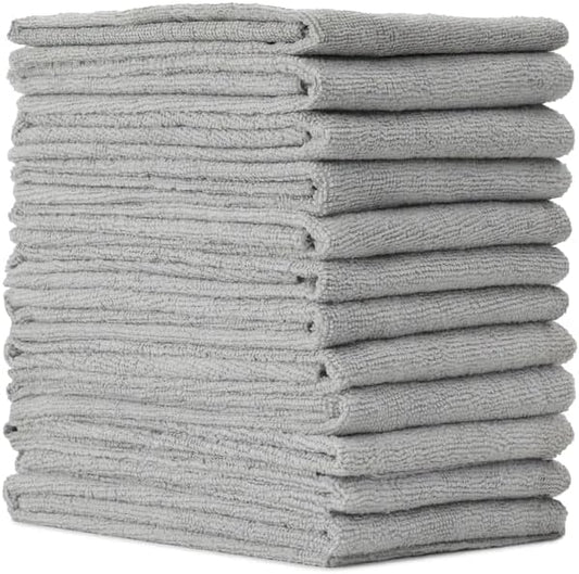 VIKING Microfiber Towel 12 Pack, Utility Car Drying Towels, Super Absorbent by VikingCarCare