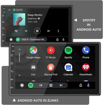 Double Din Car Radio Support Wireless CarPlay & Wireless Android Auto, 7 Inch - Image 3
