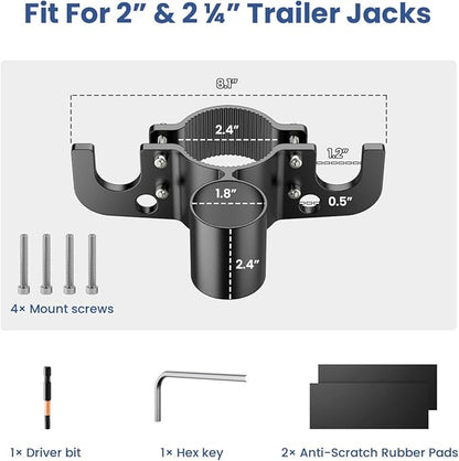 Safoner Aluminum Trailer Towing Chain Organizer - Image 6