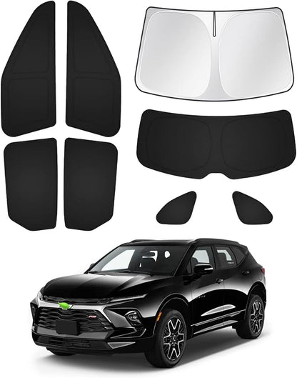 Windshield Sun Shade for 2019-2025 2026 Chevrolet/Chevy Blazer Accessories Side by Canvcle
