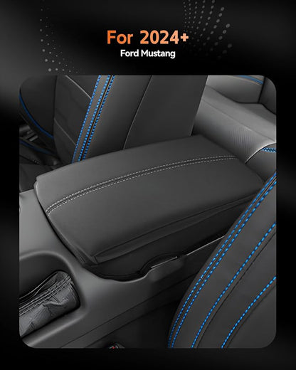 CDEFG for Ford Mustang 2024-2025 Center Console Cover Armrest Box Cover for - Image 2