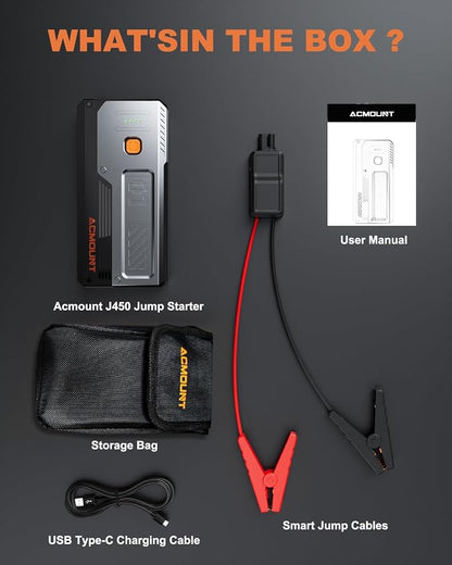 Car Jump Starter 4000A, Portable Car Battery Jump Starter - Image 7