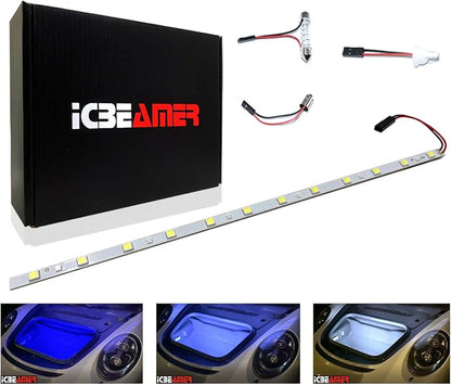 ICBEAMER 12" Color Changing from Blue to White 18 SMDs 5050 LED Light Strip - Image 6