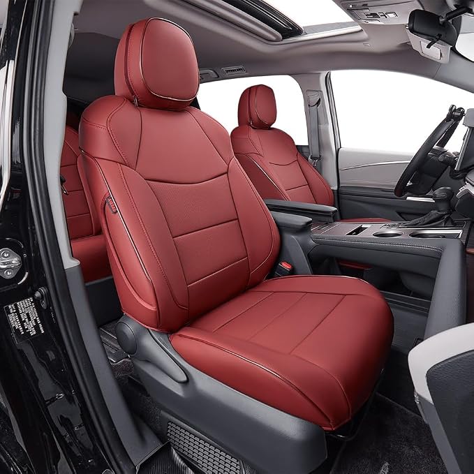 EKR Sienna Seat Covers for 2021 2022 2023 2024 2025 Toyota Sienna LE, 8 Seats by EKR